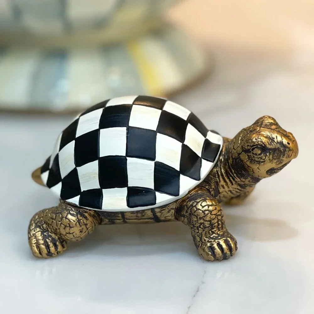 MacKenzie-Childs Turtle Pot Climber-NEW